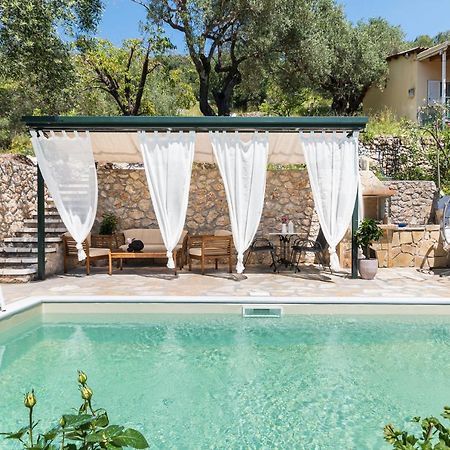 Alkinoi Seaview Villa With Private Pool By Konnect, Nisaki Ниссаки Экстерьер фото
