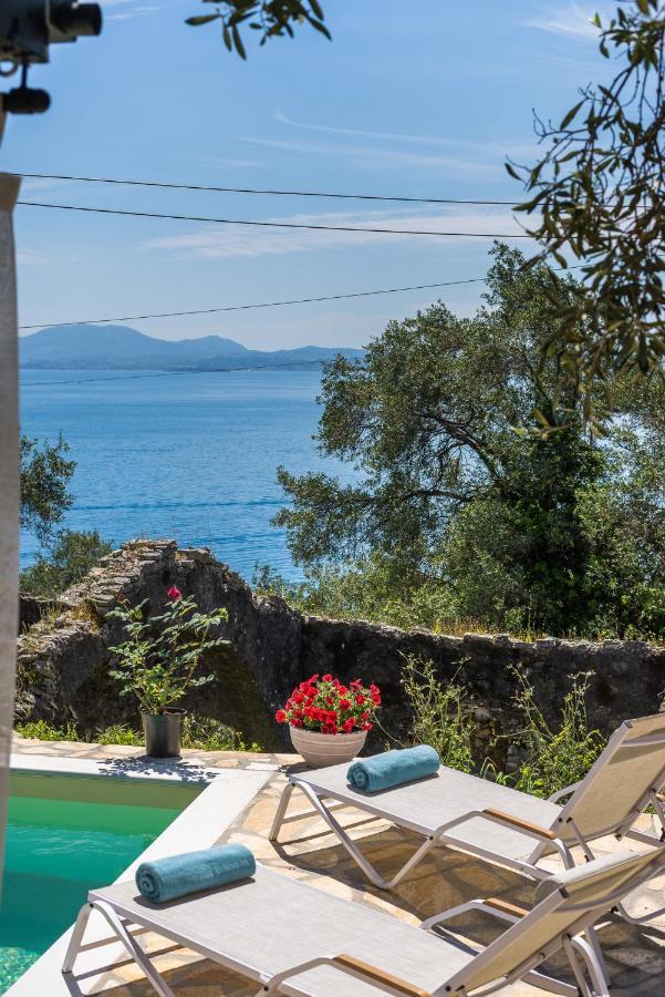 Alkinoi Seaview Villa With Private Pool By Konnect, Nisaki Ниссаки Экстерьер фото